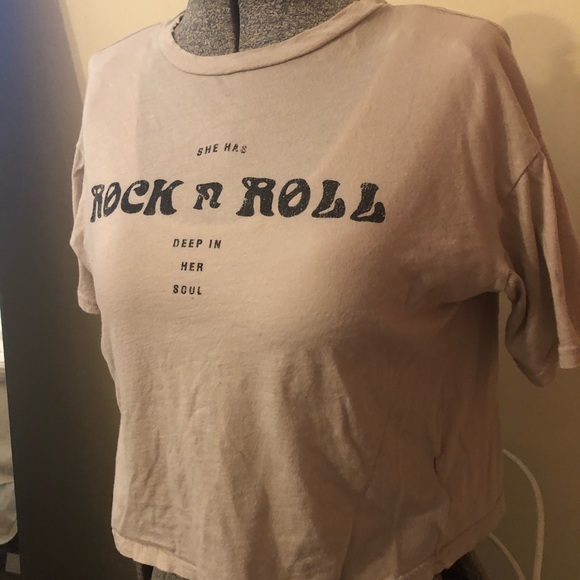Vintage boho style rock n roll crop top - Picture 3 of 4